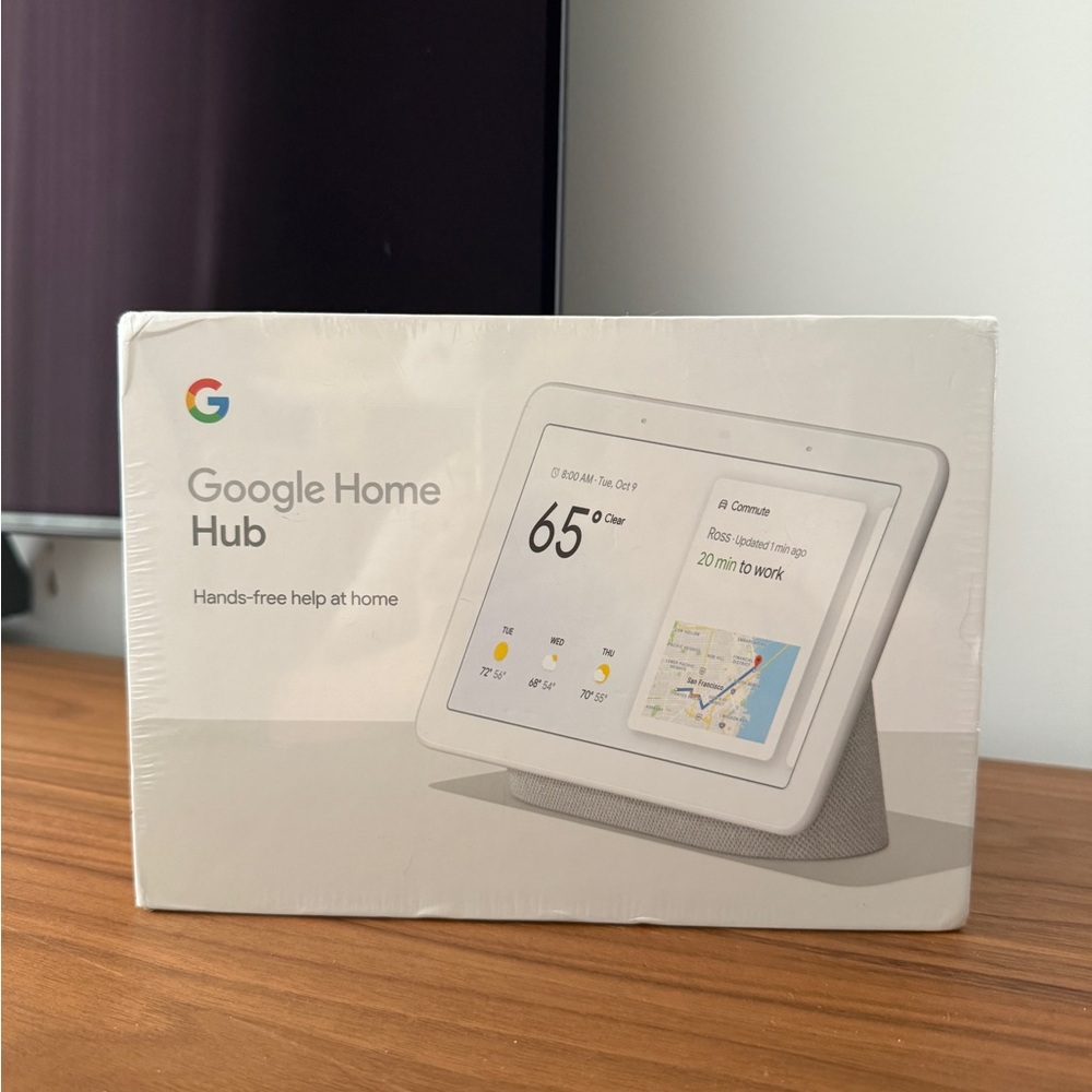 Google White Tablet with Smart Display